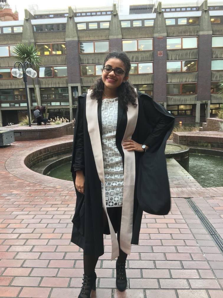 Laura Marie-Louise, graduation at King's College London